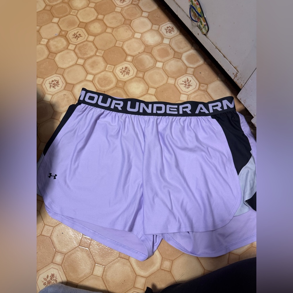 Under Armour Women's Light Purple Athletic Shorts